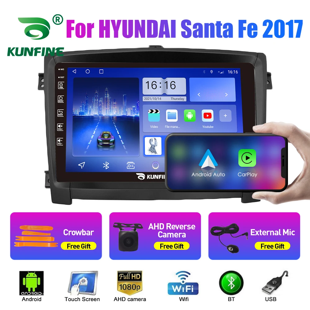 

Car Radio For HYUNDAI Santa Fe 2017 2Din Android Octa Core Car Stereo DVD GPS Navigation Player Multimedia Android Auto Carplay