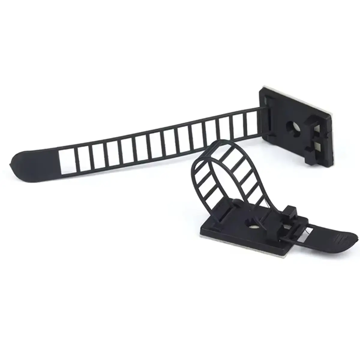 100pcs Cable Clips Self Adhesive Mount Wire Clamps Line Tie Fixed Adjustable Car Wire Cord Holder -3