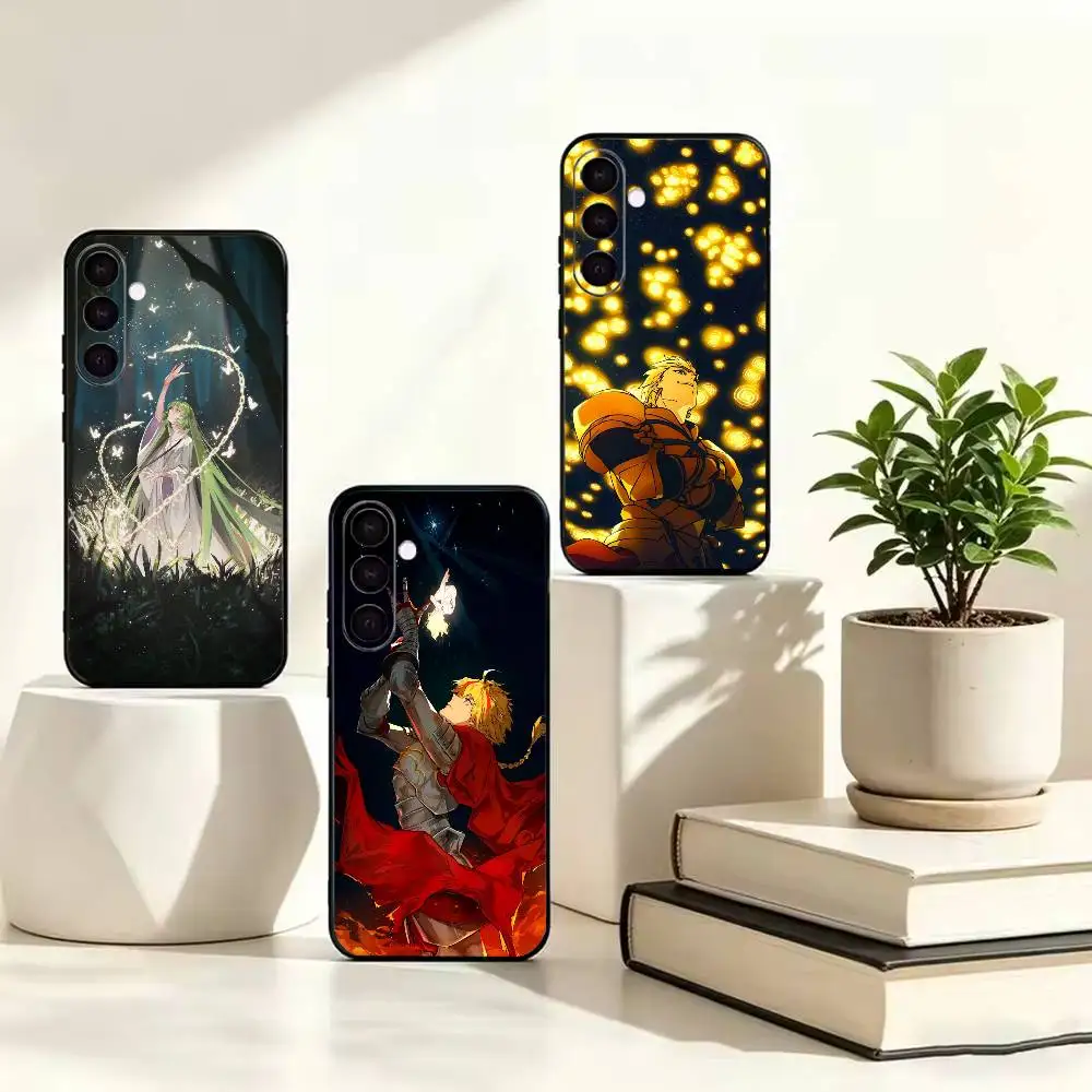 Anime F-Fate strange Fake  Anti-drop Black Soft Silicone Case For Samsung Galaxy A73 A72 A71 A53 A52 A51