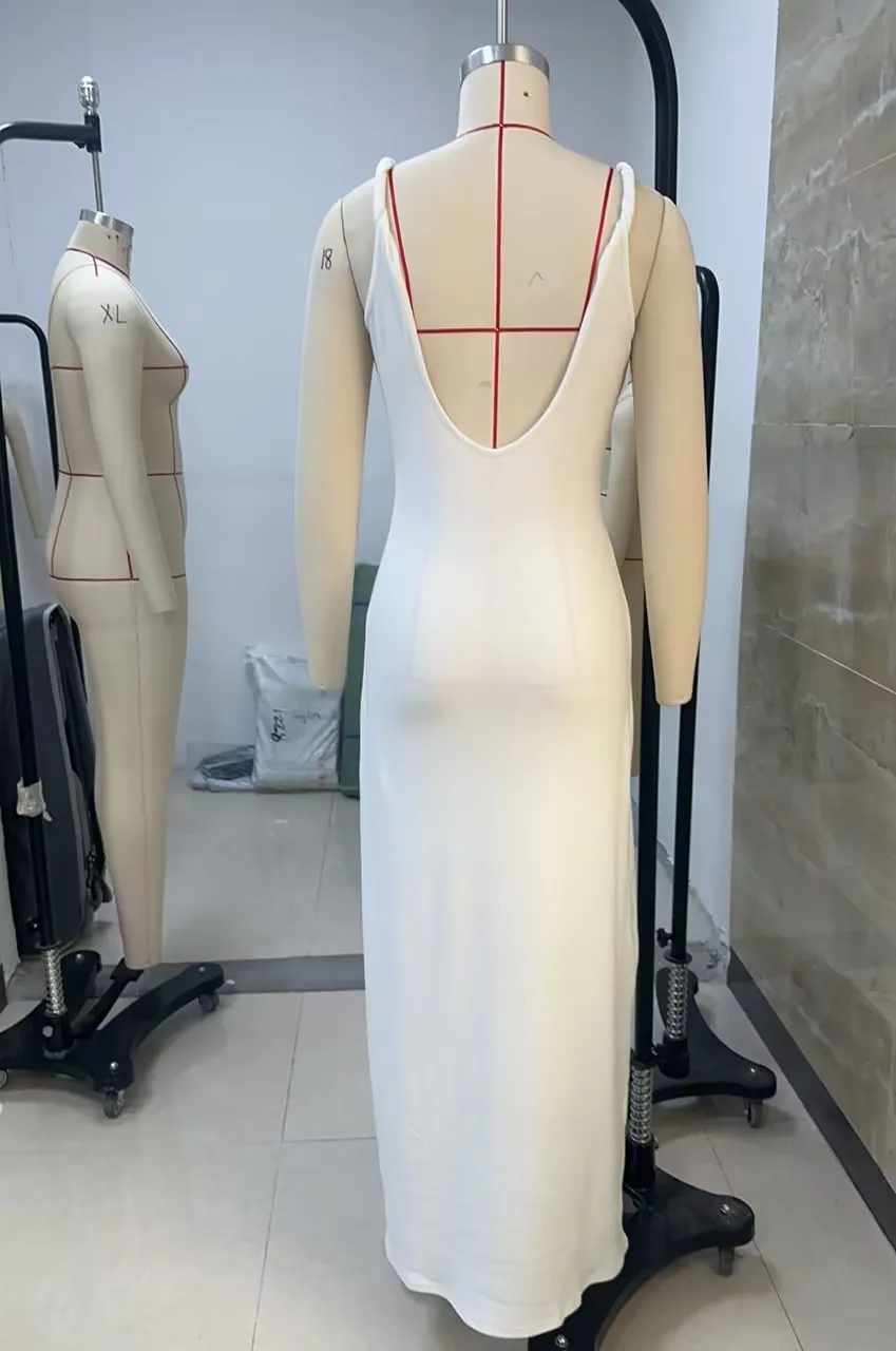 Feminino y2k vestido de fadas verão sólido alças torcidas com decote em v sem costas vestido de festa férias streetwear