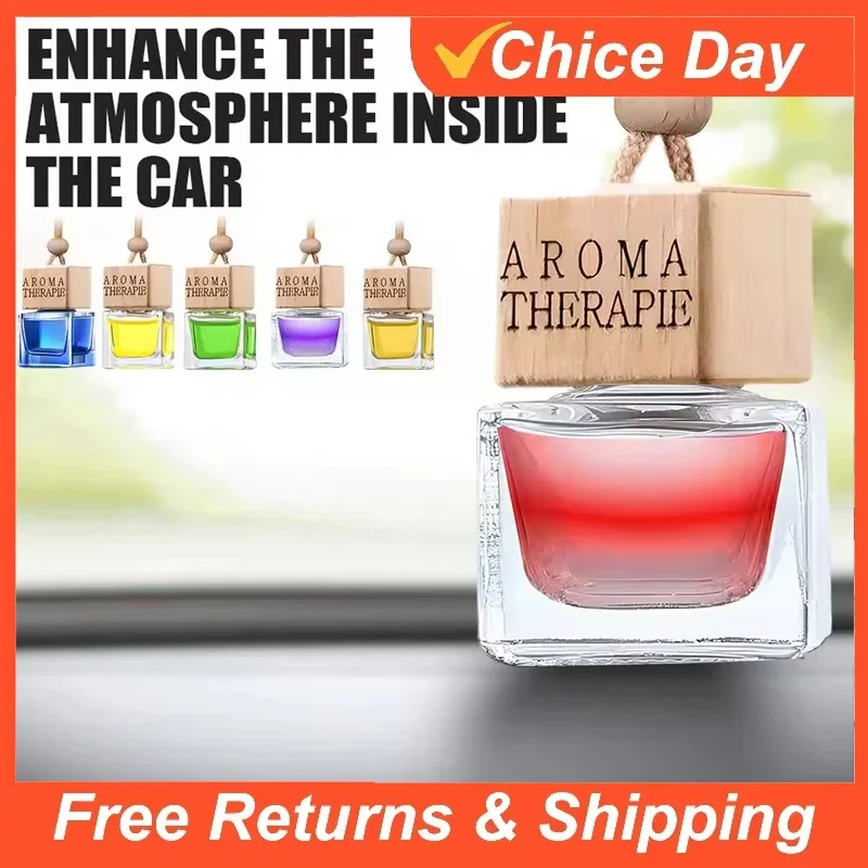 Auto Parfüm Flasche Innen Klimaanlage Outlet Clip Quadratische Glas Aromatherapie Flasche Deodorant Lufterfrischer Auto Amagi