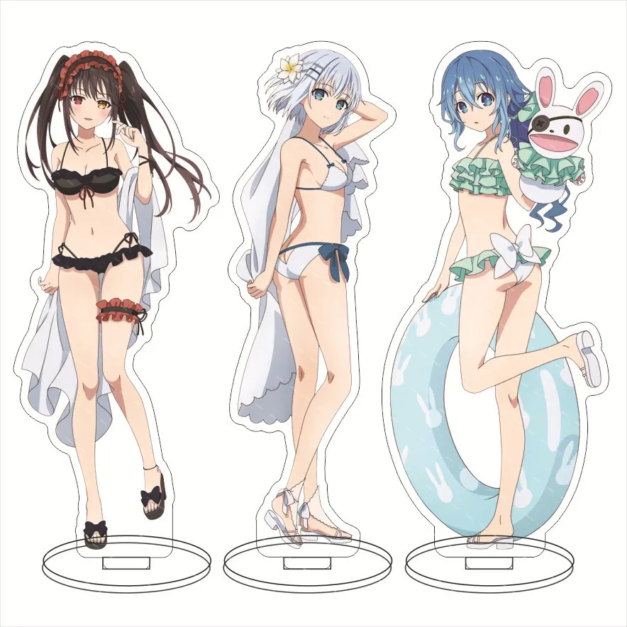 

Аниме DATE A LIVE Date Battle 4, Синзаки Crazy Three, аниме вокруг стоя, карты, дисплей, игрушки, подарок