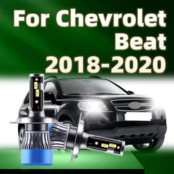 2pcs LED Bulbs High Brightness 30000LM Headlight 6000K White Car Lights For Chevrolet Beat 2018 2019 2020