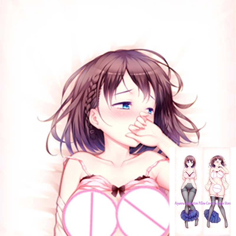 

Anime Pillow Cover Dakimakura Temperament Girl Fair 2 Side Printed Hugging Body Pillowcase Cushion Cover Bedding Young Girl Tits