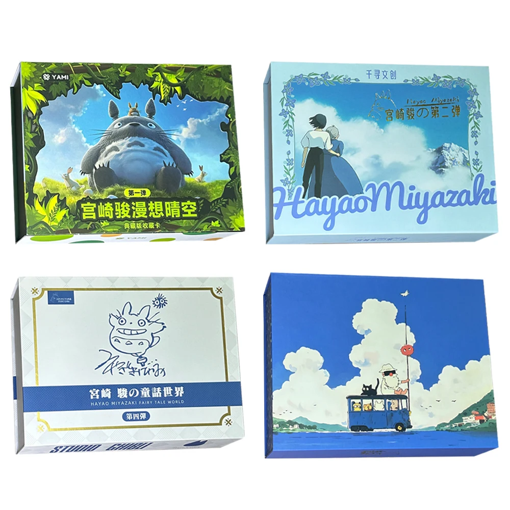 

Wholesale Full Range Miyazaki Hayao Collection Cards Booster Box Anime Kids Table Cards And Hobbies For Kids Birthday Gifts