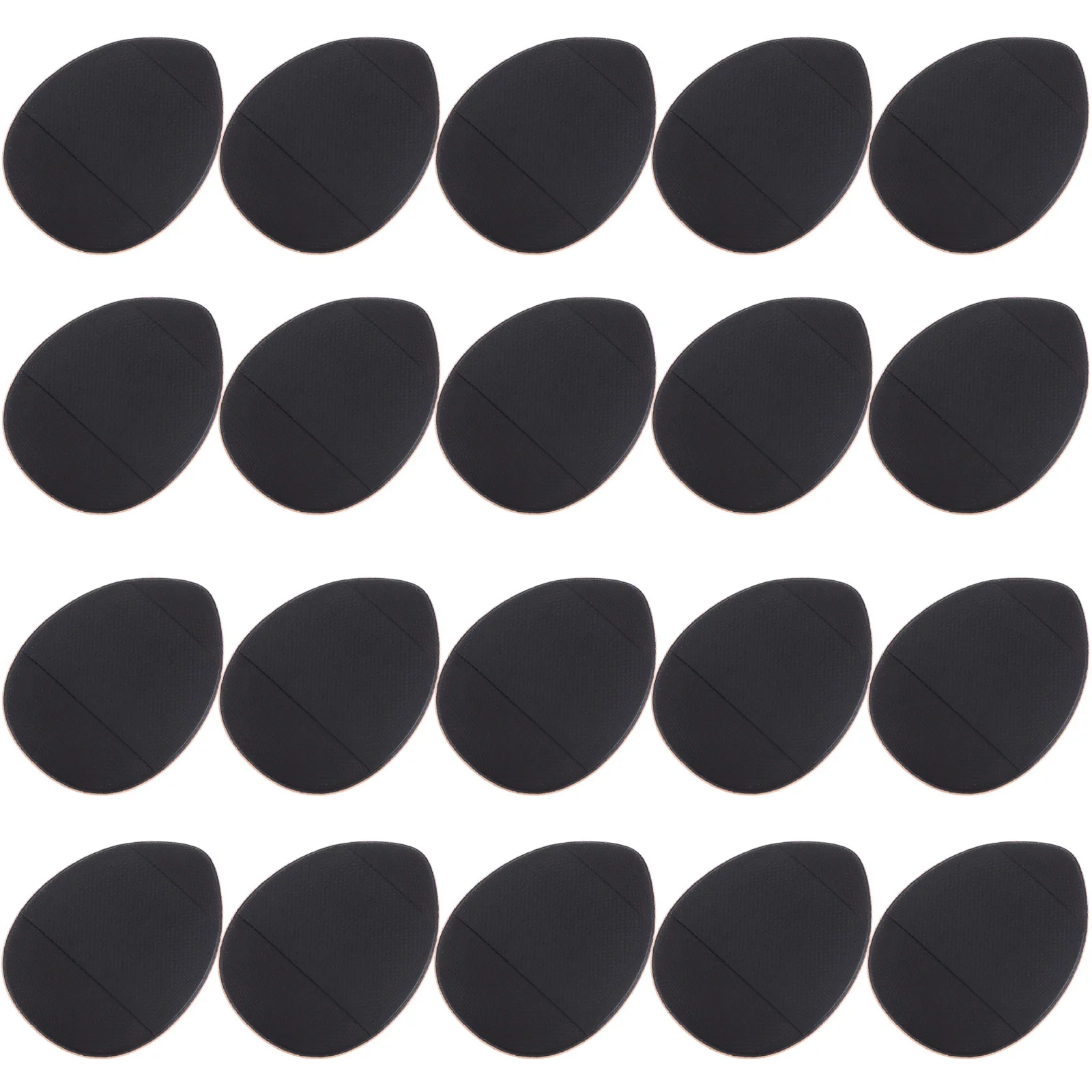 20 stks Mini Poederdons Compacte Make-Up Spons Voor Gezicht T-Zone Draagbare Losse Geperst Poeder Oogschaduw Applicator Tool