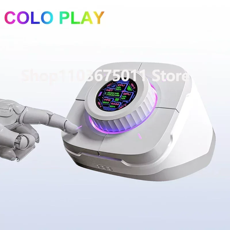 

Cololight COLO PLAY One Touch Boot Customized Cyber-Themed Knob Controller for PC Gaming Mini Game Stream Desktop Switch