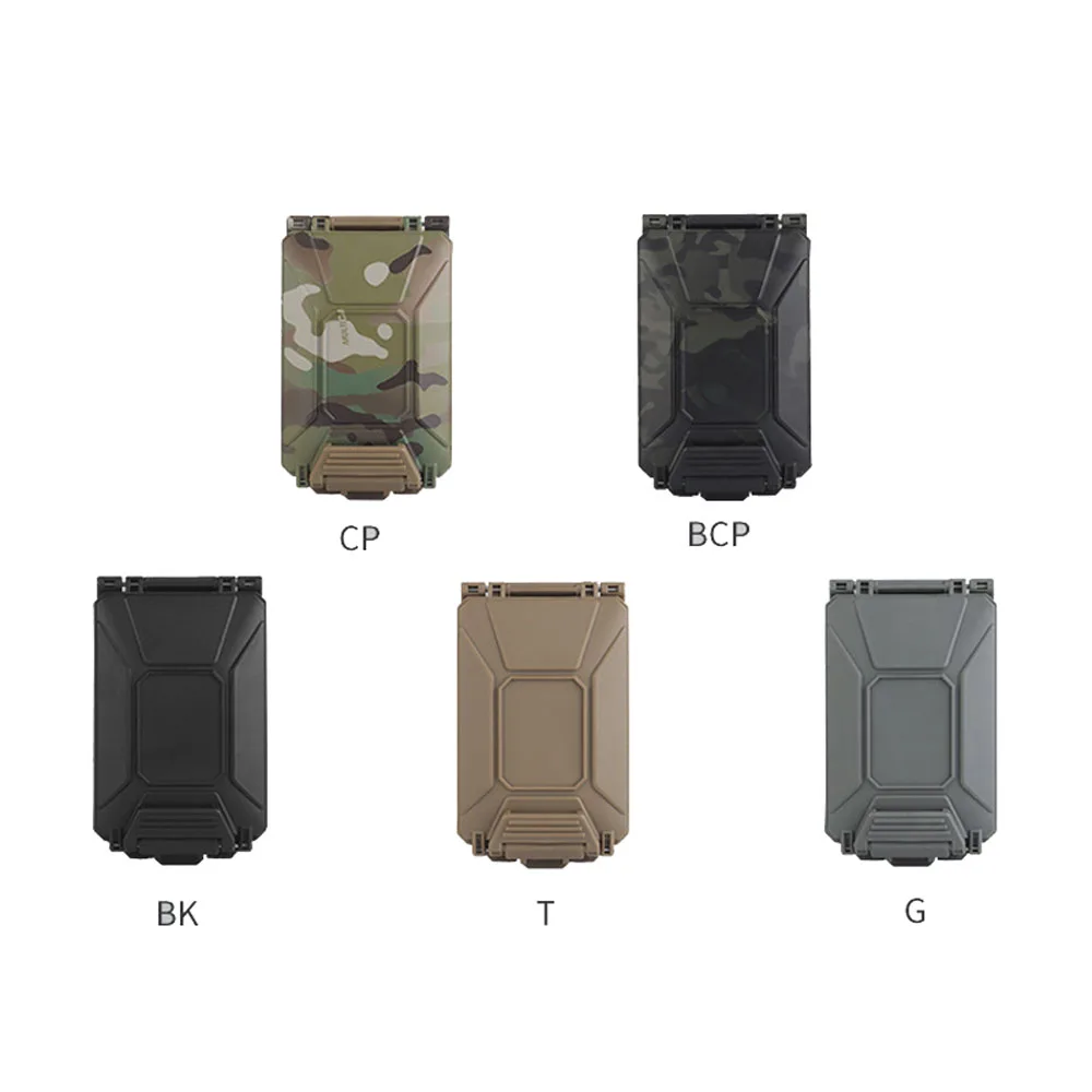 Tactical Modular Battery Case for 18650 18350 CR123A AAA CR2032 Molle Tooling Storage Box Water&Dust Proof