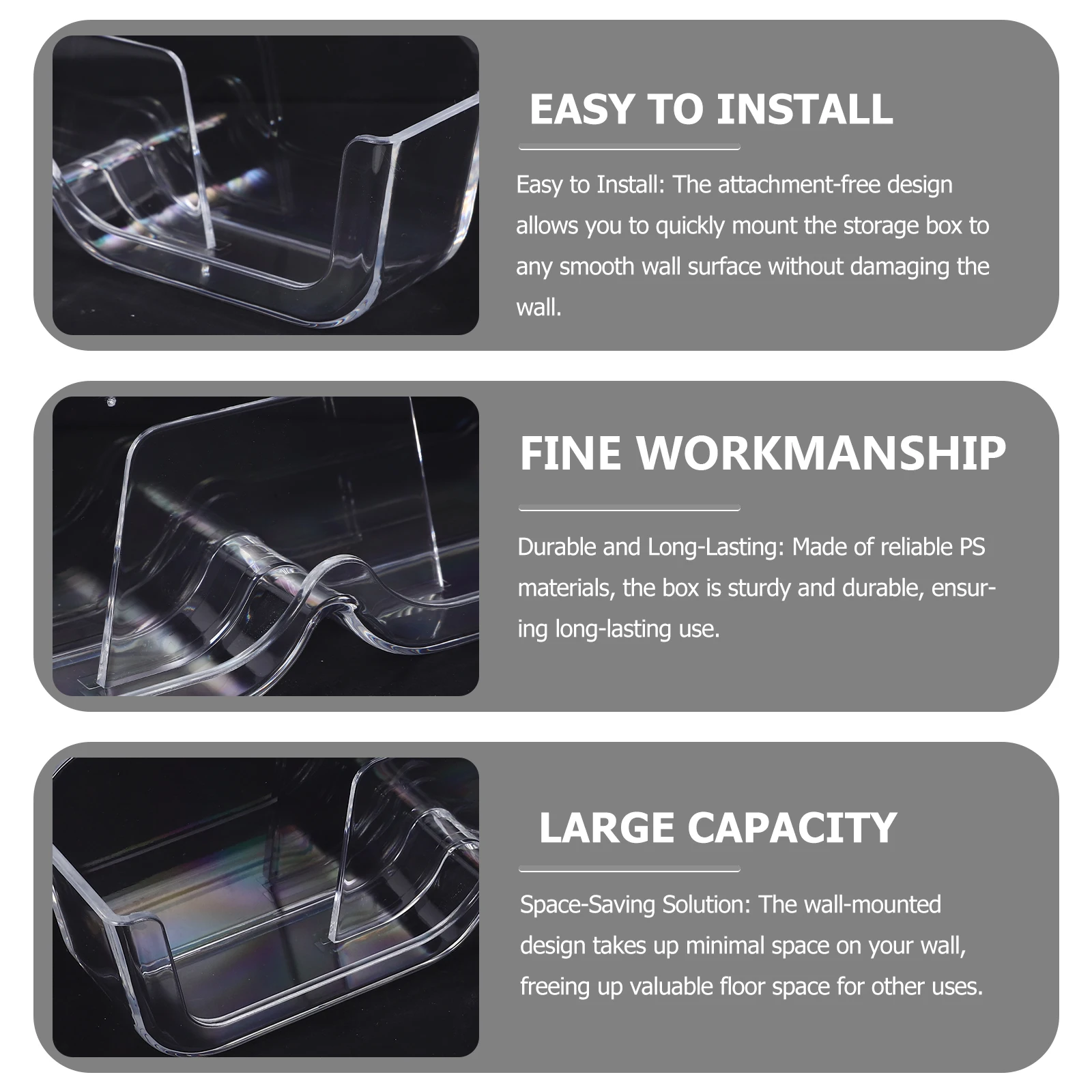 

12 Pcs Glasses Display Box Eyeglass Storage Holder Wall Desktop Organizer Eyeglasses for Women