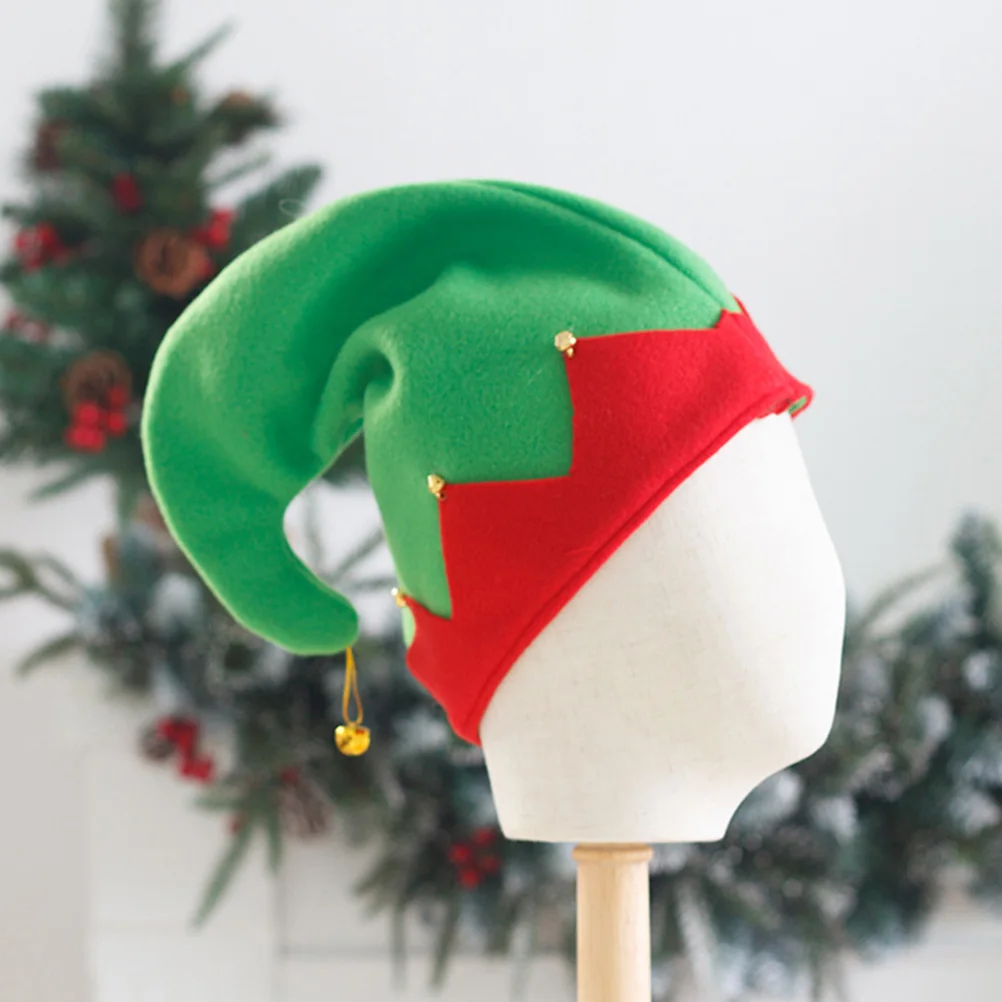 Chapeau de fête de noël respectueux de la peau, 3 pièces, chapeau de Clown, cloches, décoration de Costume de fête, événement sur scène, rassemblement à domicile