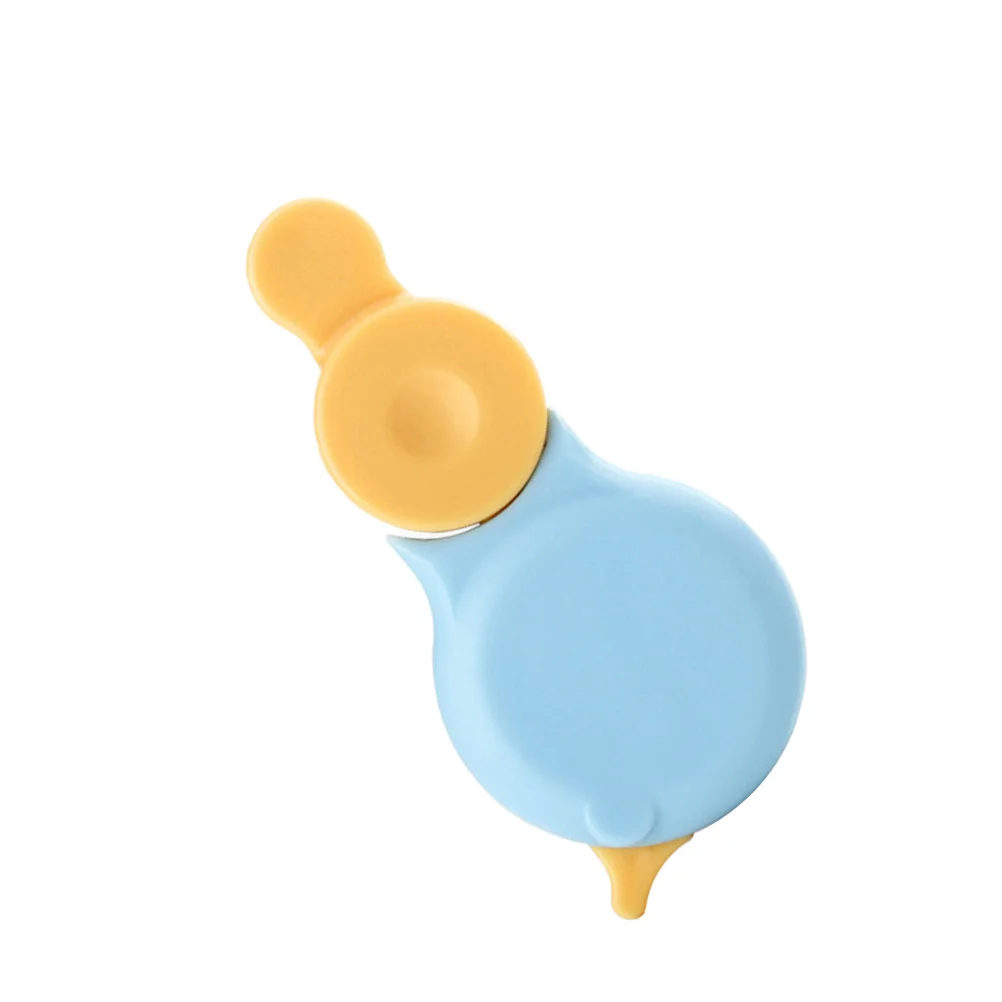 طفل Booger الأزرق القرع جولة تلميح ملقط السلامة الطفل Booger كليب للطفل الأنف الأذن السرة تنظيف أداة العناية بالأنف #3