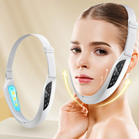 Electric V Face Lifting Beauty Device 6 Modes 8 Levels EMS Micro-current Firming Facial Massager Double Chin Removal Skin Care