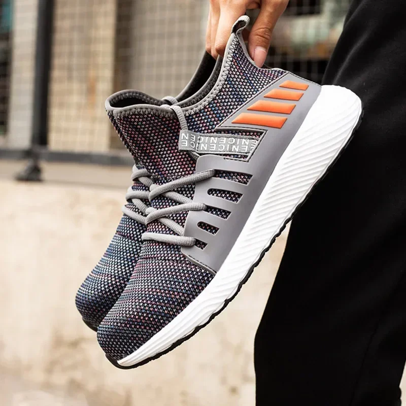 

Safety Shoes Men Outdoor Work Steel Toe Cap Breathable Work Boots Men Stab-resistant Sneakers Indestructible Male Safety Boots