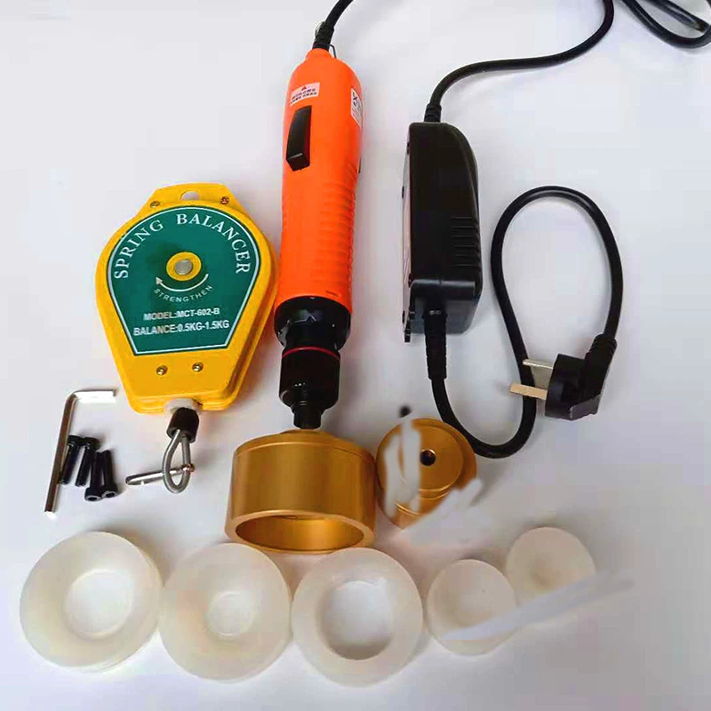 Por   Screw Capper Manual Plastic Bottle Screw Capper Sealing Machine