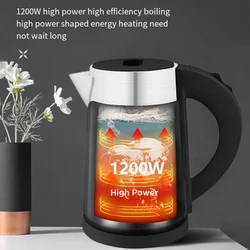 Portable Household Electric Kettle Stainless Steel Inner Home Appliance Automatic Quick Heating Water Boiling Coffee Pot Kitchen