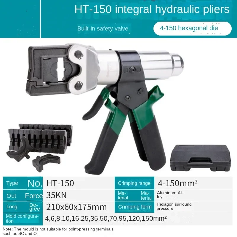 Mini hydraulic clamp with safety device quick reset function crimping  