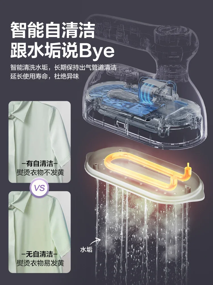 220V Haier Portable Steam Iron for Wrinkle-Free Clothes Anywhere, anytime - Mini Electric Iron