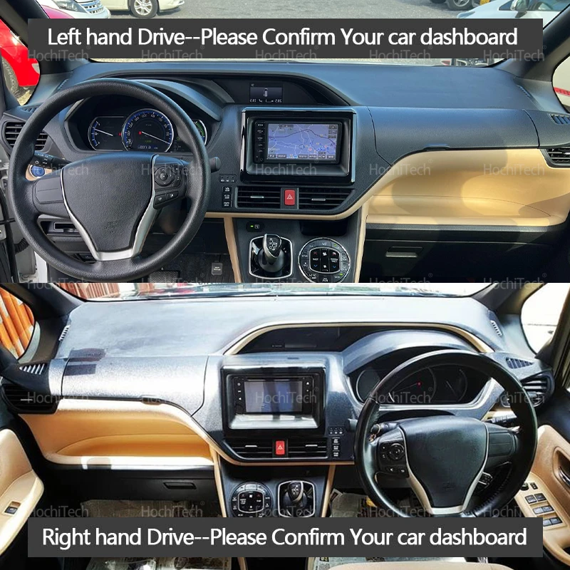 Für Toyota Noah Toyota Voxy Toyota Esquire 3Gen R80 2014-2019 Dashboard Abdeckung Pad Auto Liner Anti-Uv matte Sonnenschirm Dashmat Teppich – Detail 6