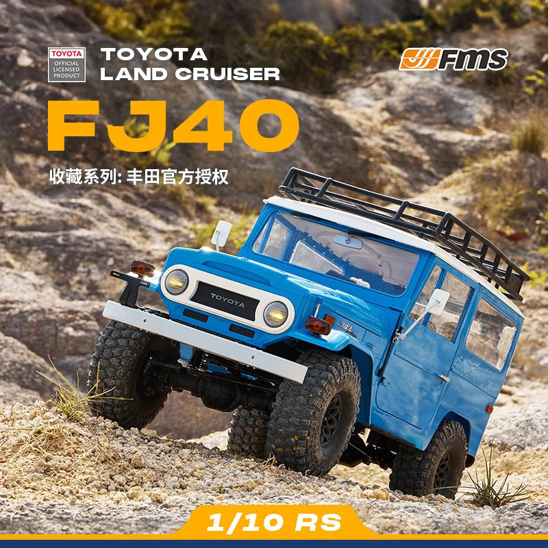 Fms 1:10 Toyota Fj40 RcรีโมทคอนโทรลรถOff-Roadสี่ล้อไดรฟ์ปีนเขารถจําลองHard-Shellรถของเล่นของขวัญ