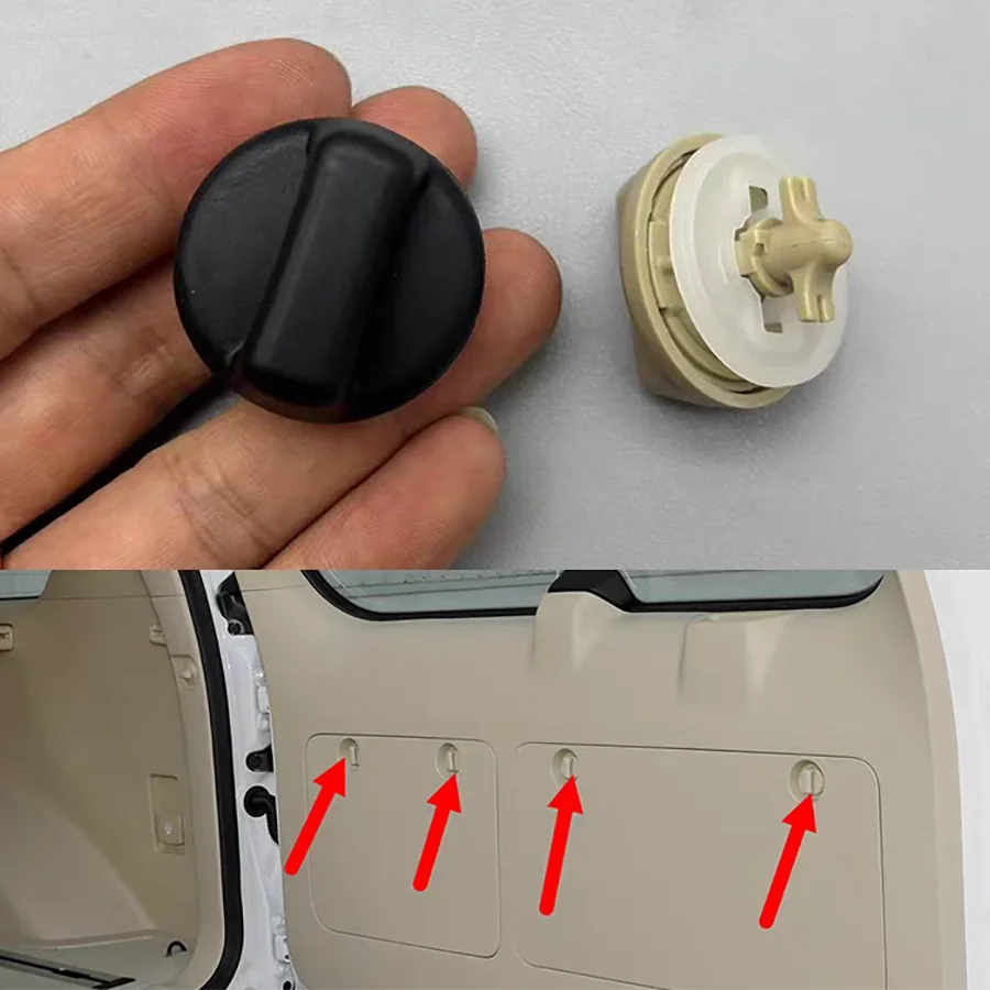 

1Pc Trunk Toolbox Knob Replacement Car Accessories Tailgate Board Clip For Toyota Prado LC150 2010-2013 2014-2017 2010-2023