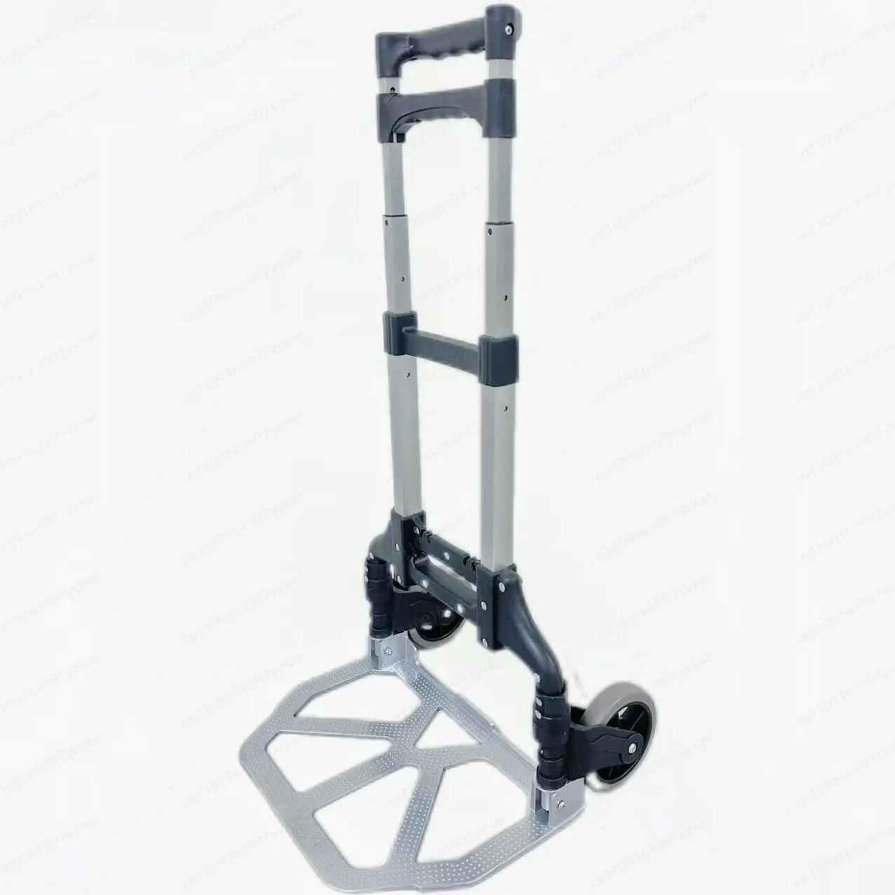 

Портативная складная тележка с регулируемой ручкой, плоская тележка из алюминиевого сплава, ручная тележка