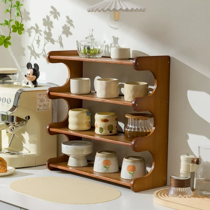 

Cup Holder Cup Storage rack Multi-layer Tabletop Teacup Storage Rack Tea Set Storage Rack Side Cabinet Water Cup Holder New