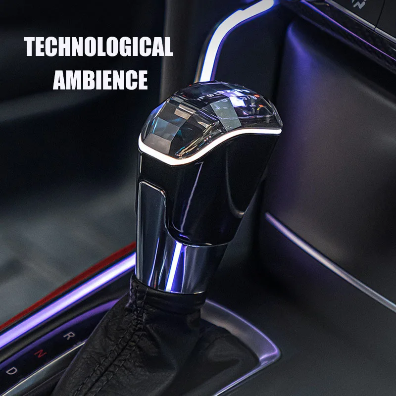 Suitable for Honda Accord Civic Fit crv xrv crystal shift lever shift lever auto accessories car shift knob handle cover