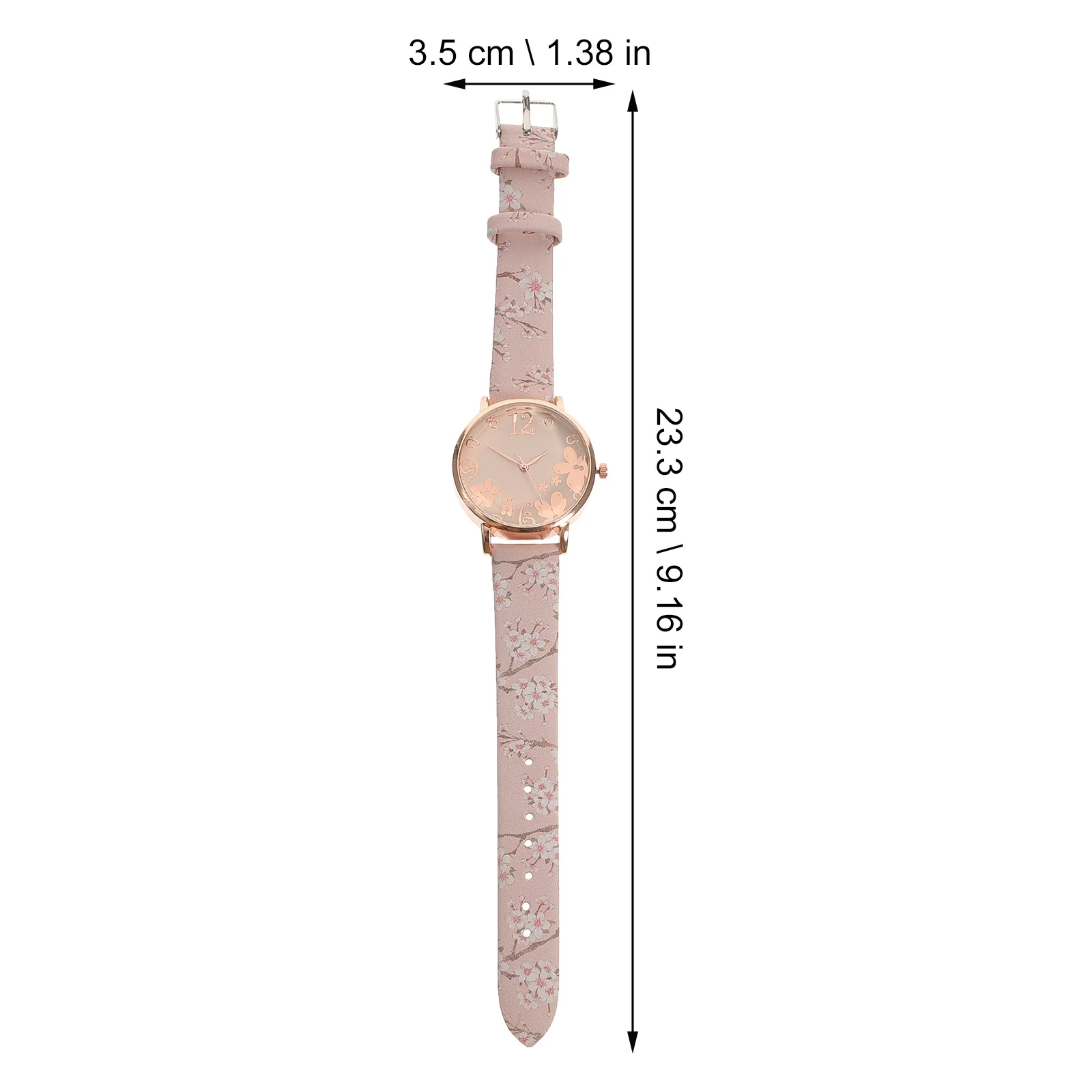 

Fashion Floral Quartz Watch for Women Stylish Lightweight Wristwatch Elegant Casual Wear Daily Party School Gift Idea