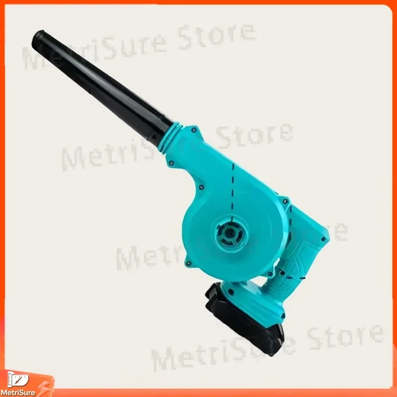 Cordless Blower for Hair Drying Leaf Suction Computer Dust Cleaning Snow Removal 18V Battery Powered Air Mover