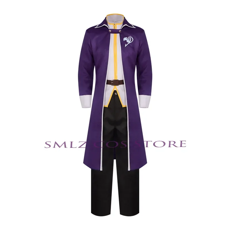 Серый косплей, аниме Fairy Tail, серые костюмы Fullbuster, плащи, брюки, пояс, униформа, комплект париков, наряд для вечеринки на Хэллоуин для мужчин и женщин