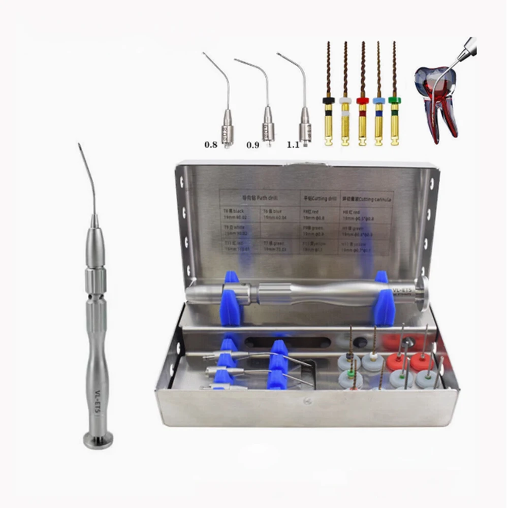1set Dental Endodontic Endo File Removal System Root Canal Broken Instruments Extractors Kit