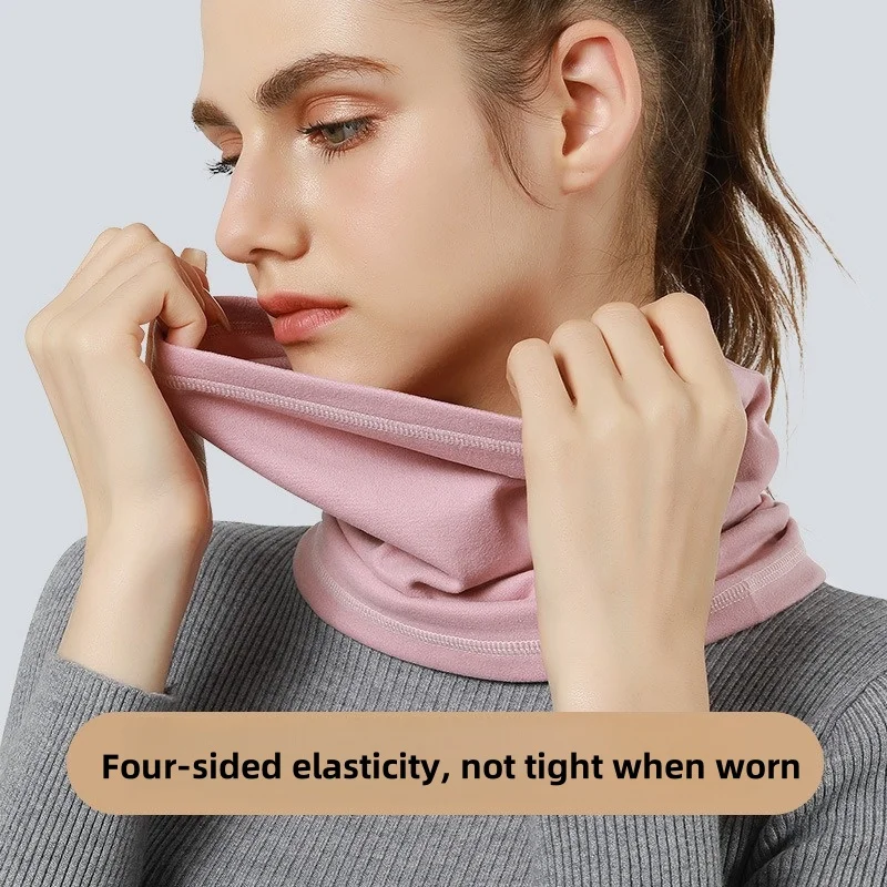 The Best Choice For Winter Outdoor Men Women Skiing Cycling Seamless Scarf Mask Breathable Cold-Proof Plus Velvet Neck Cover