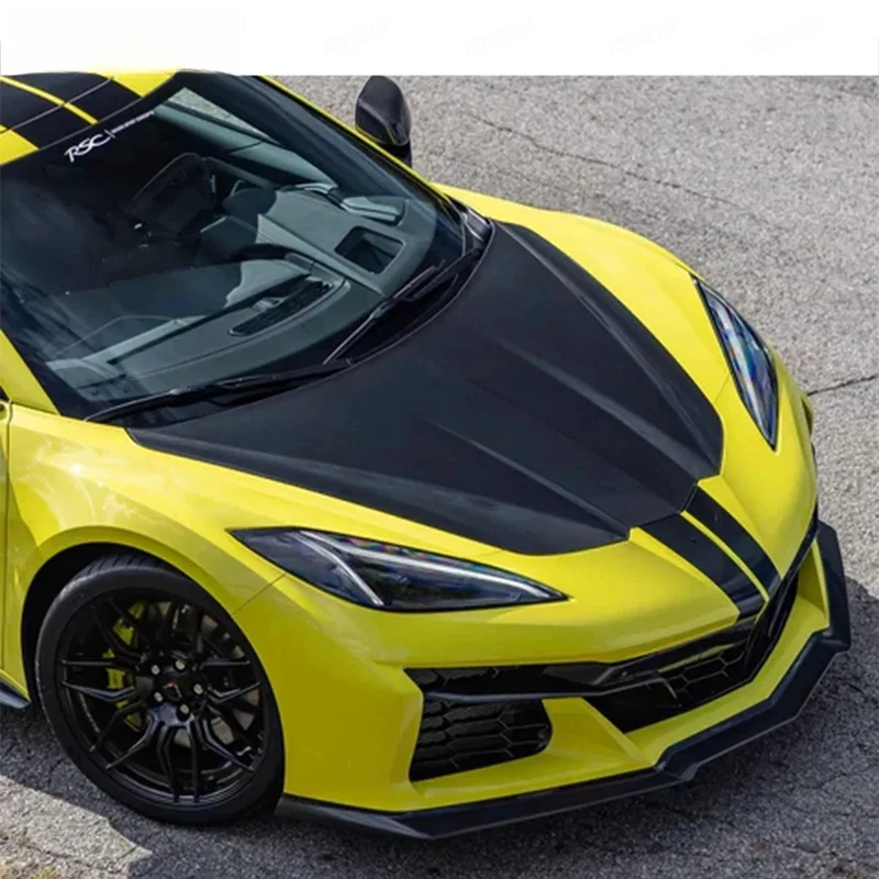 

OEM ZR1 Style Carbon Fiber Hood C8 Lightweight Bonnet Engine Cover New Accessories