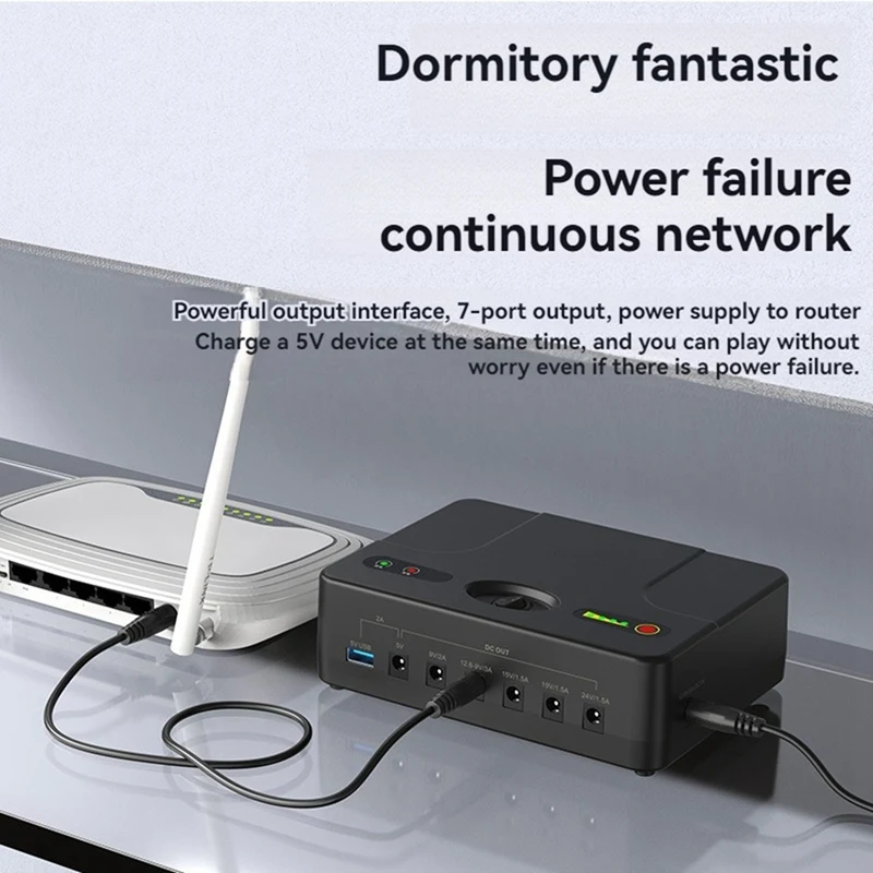 UPS Uninterruptible Power Supply 31200Mah Battery Backup For Networking Devices With Extended Equipment Runtimes