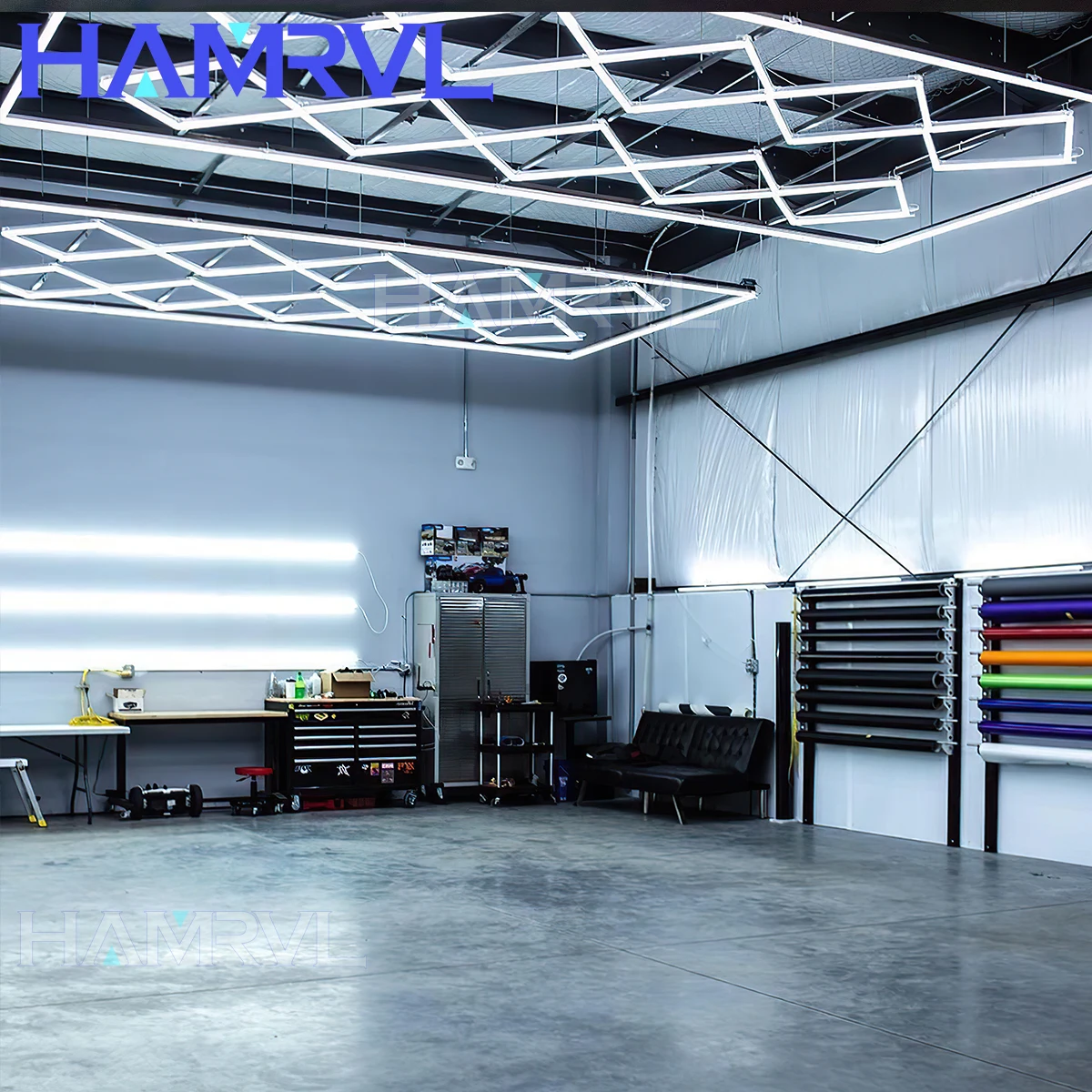 ダイヤモンド-led-シーリングライト六角形デザインガレージ理髪店ジム展示ホールシーリングライト装飾照明に適しています