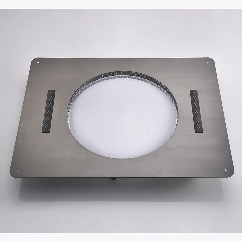 Ceiling Embedded 600*800mm Led Shower Head with Digital Rainfall Waterfall Bathroom Thermostatic Shower Set