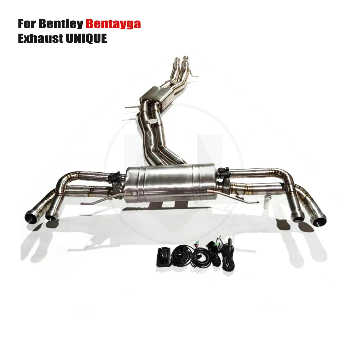 UNIQUE For Bentley Tianyue performance valve titanium exhaust system  TC4 titanium alloy exhaust muffler