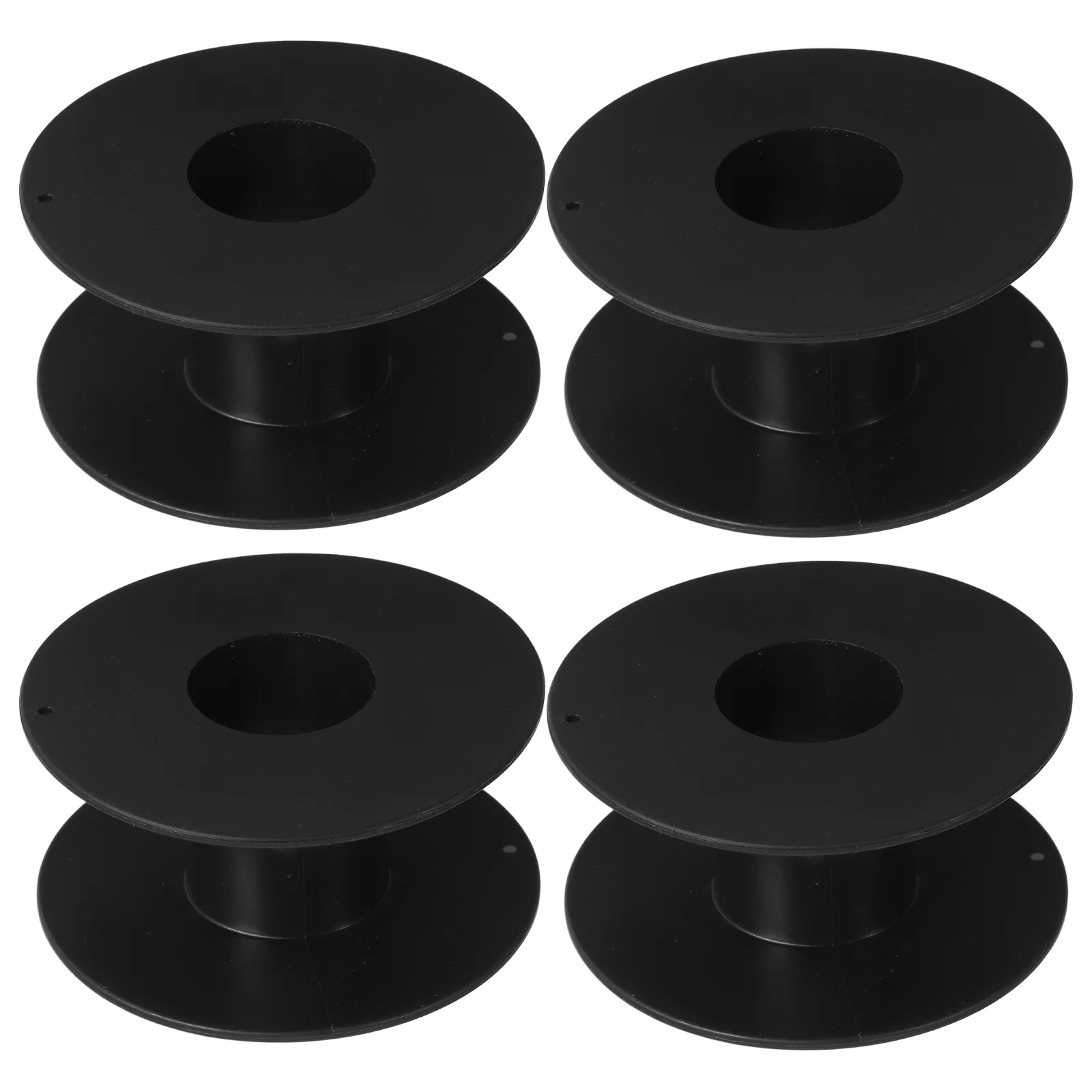 4 Pcs Plastic Spool Electric Cord Reel Cable Rope Power Organizer Reels The Wire