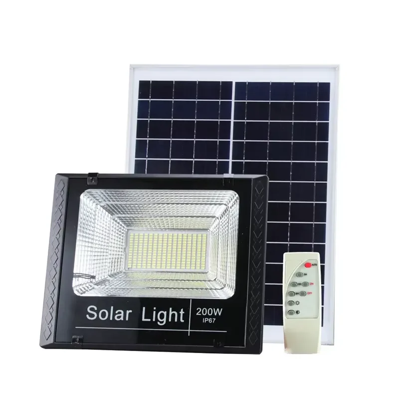 

Solar Flood Light LED Outdoor IP67 Solar Powered 60W-400W LiFePO4 Battery