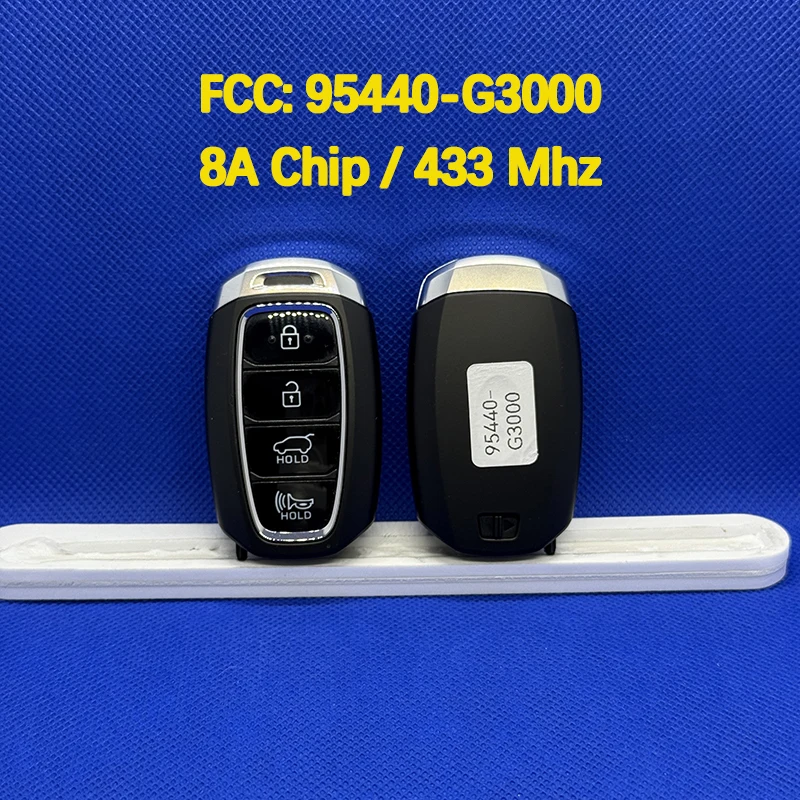 CN020221 Original 4 Buttons Smart Remote Key FCC 95440-G3000 NYOSYEC4FOB1608 8A Chip 433 MHz  For Hyundai Elantra GT Hatchback