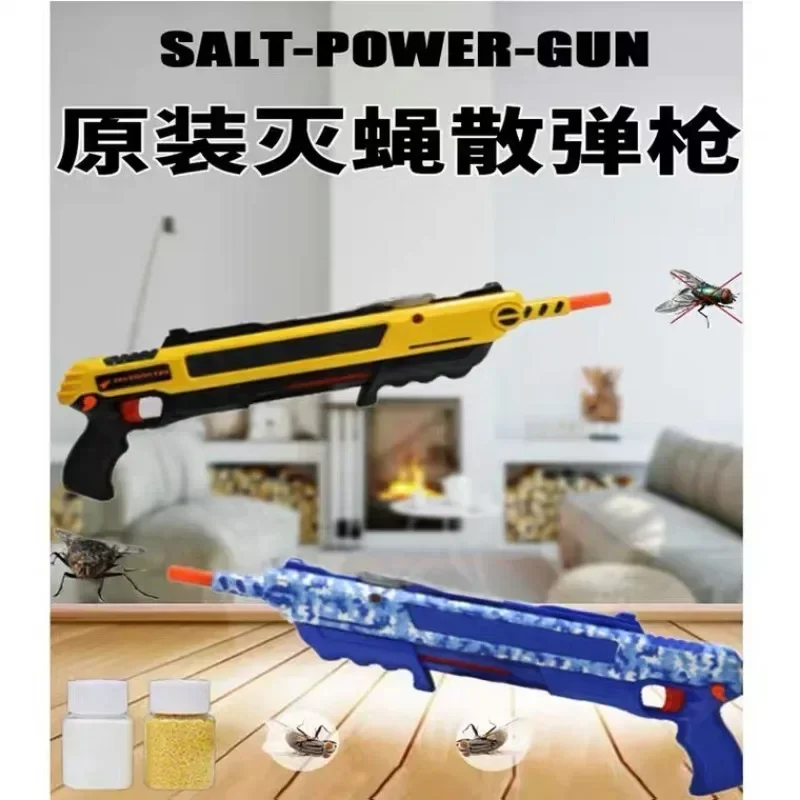 2024 New Outdoor Toy Pistol Soft Bullet Anti-mosquito Fly Anti-yellow Bug Salt Gun Gel Ball Blasting giocattoli per bambini giocattoli per adulti