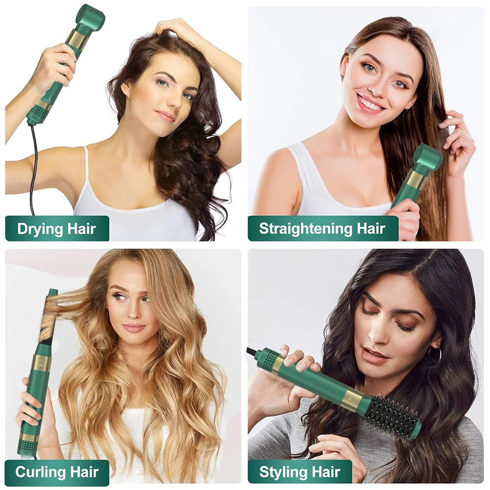 Lisapro Haartrockner bürste abnehmbares 5-in-1-Styling-und Trocknungs system, schnell trocknend, Locken glättung und Styling, automatische Locken