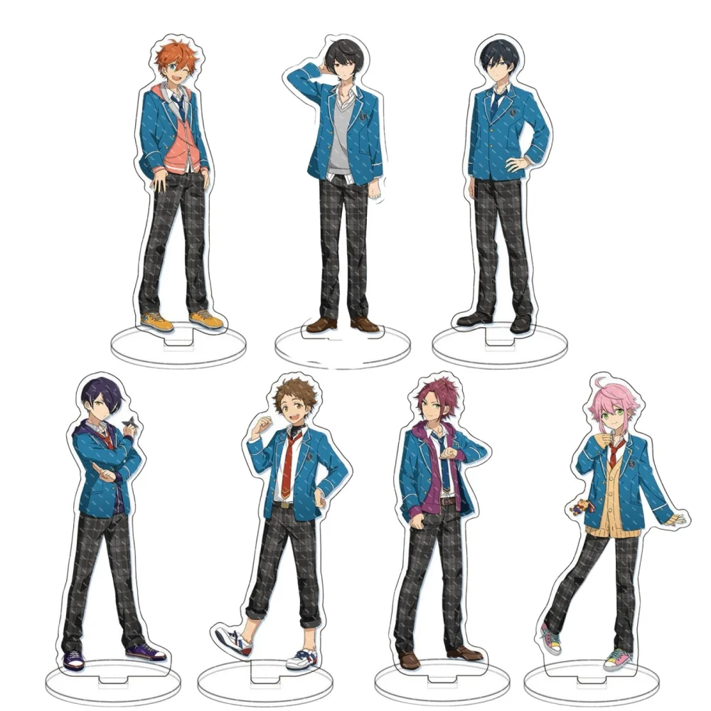 

Ensemble Stars! Anime Fans Gifts HD Character Acrylic Stand Trickstar Figure Akehoshi Subaru Hidaka Hokuto Toy Desk Decor Series