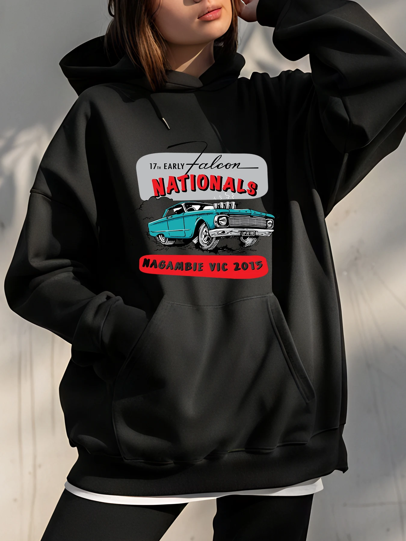 

Толстовка с капюшоном Early Falcon Nationals, толстовка унисекс с принтом автомобиля, классический дизайн авто событий для любителей автомобилей