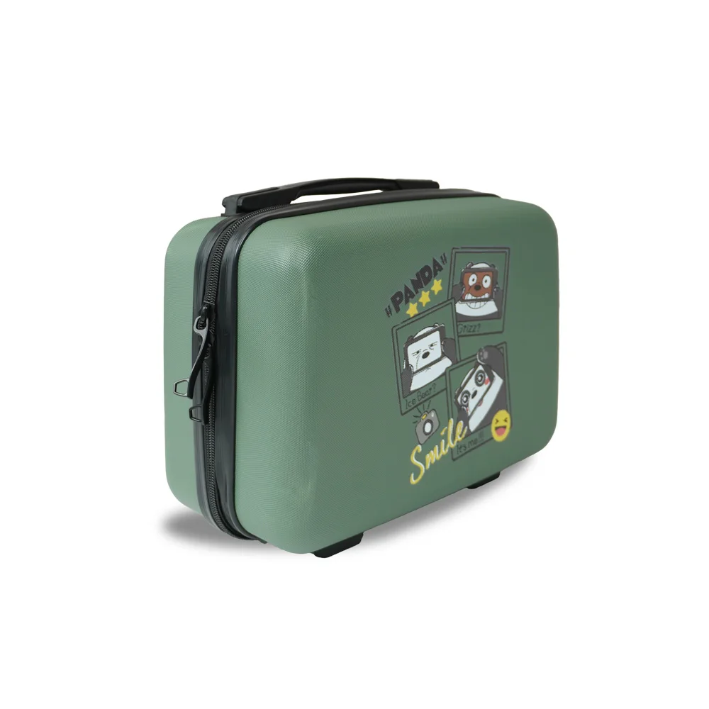 Stylish and high-quality rolling luggage for Christmas travel, 12-inch trolley carry-on luggage