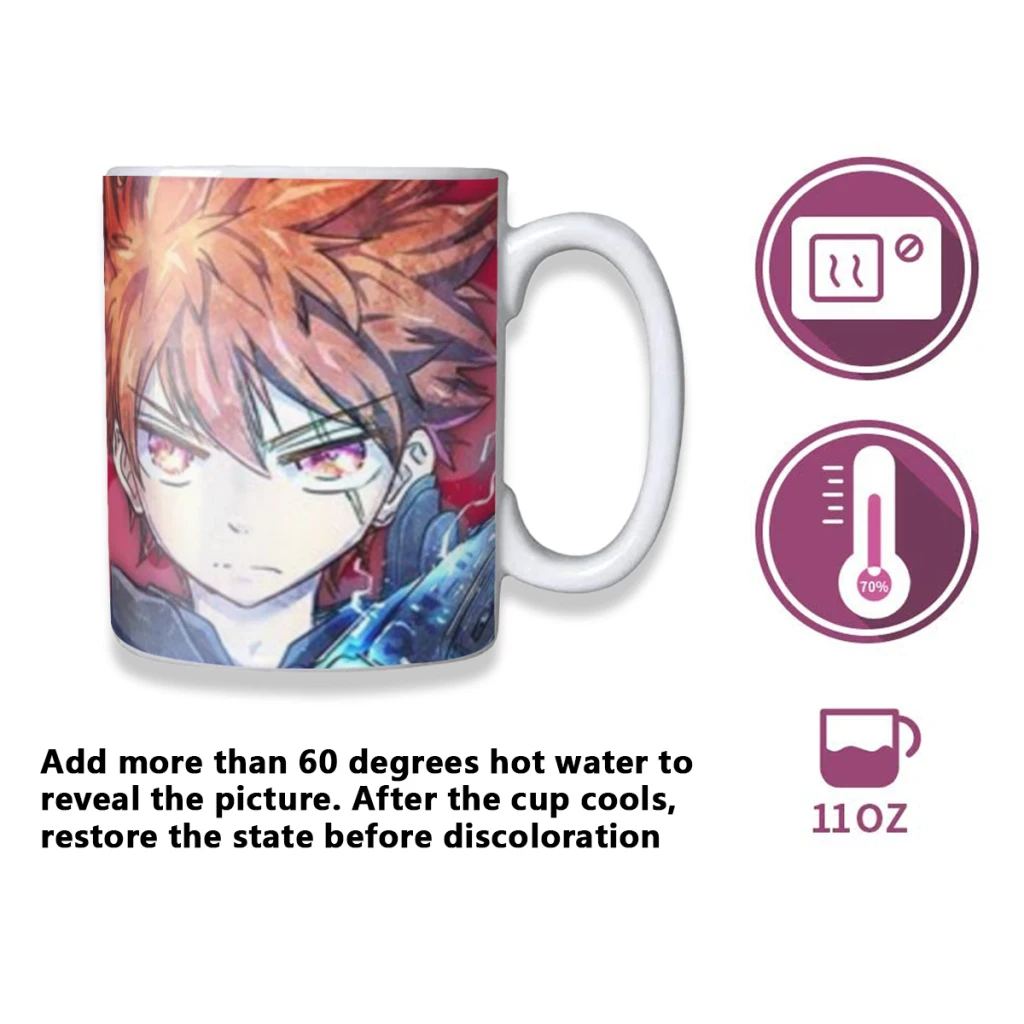 Anime Mission Yozakura Family Creativity Change Color Chang mug Ceramic mug Hot Coffee Cup Breakfast Cup Mug Friend Gift