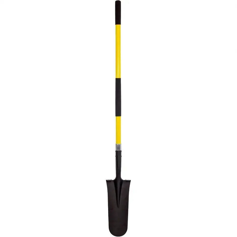 

Rugged Fiberglass-Handled Shovel, 58 for Heavy-Duty Digging