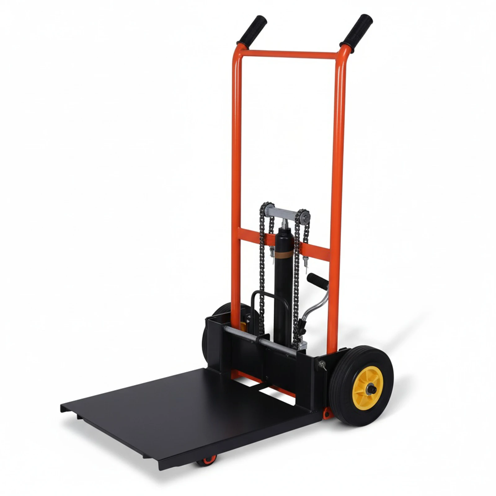 

Гидравлическая тележка-подъемник для материалов, ручная тележка с прямым приводом, тележка-подъемник с ручной лебедкой для супермаркетов, складов, домашнего использования