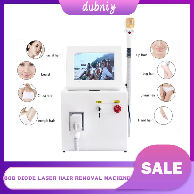 

808 Diode Laser Hair Removal Machine 755 808 1064nm Portable Painless Triple Wavelength Diode Laser Hair Removal Machine