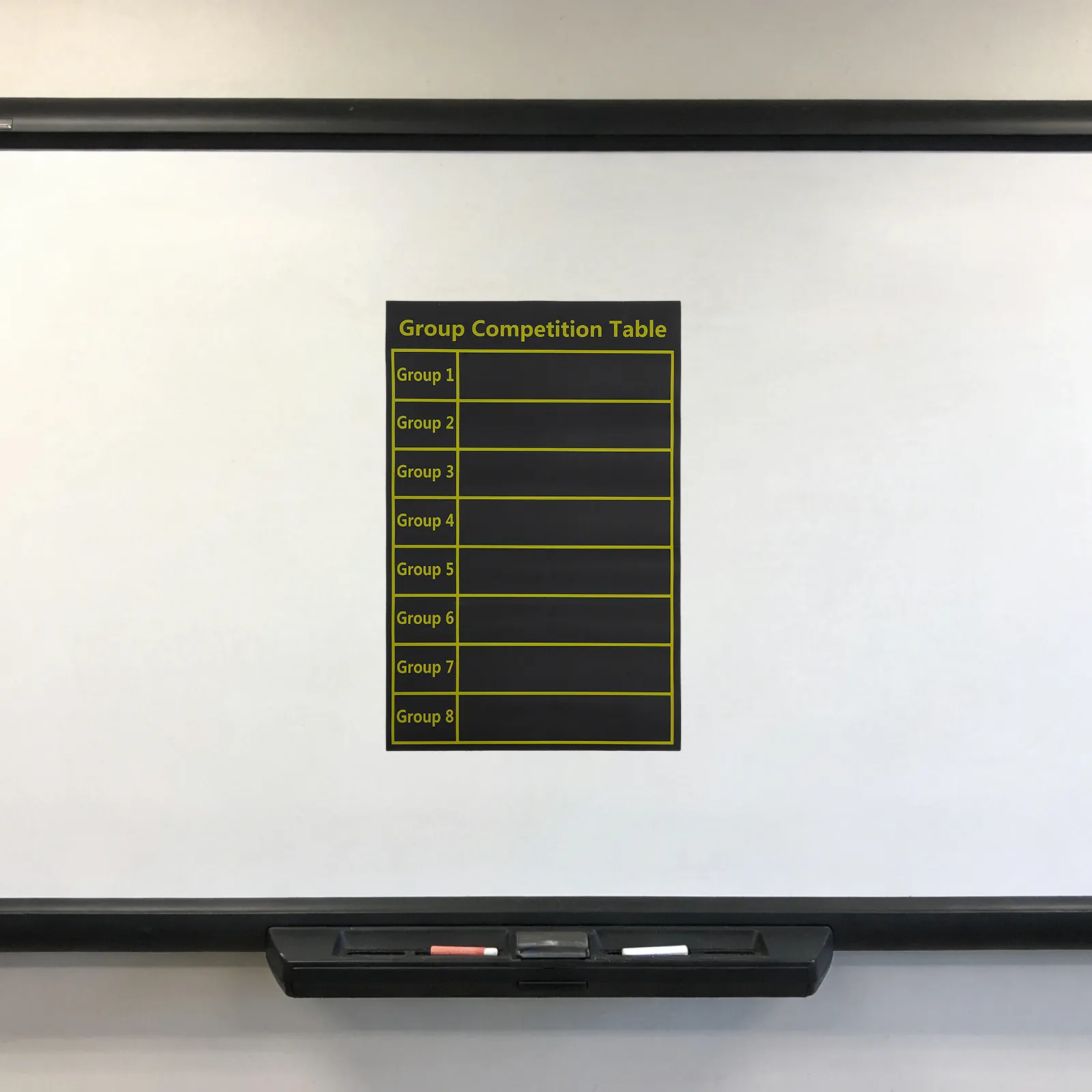 Magnetic Scoreboard Magnets Classroom Group Chart Flexible Attachment Behavior Management Pocket Chart for Teachers Small Group